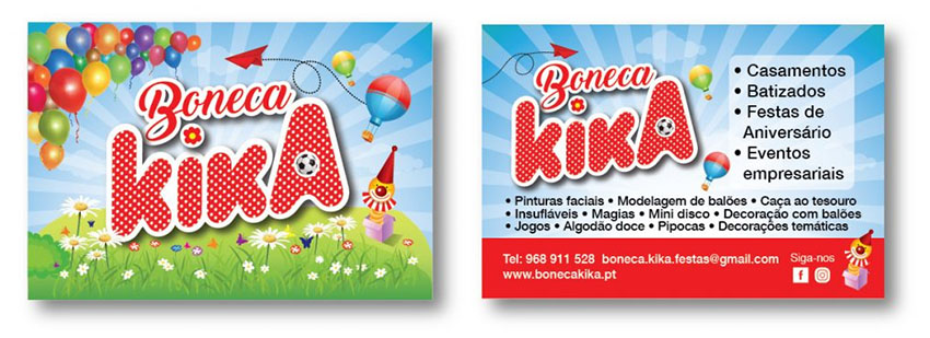 Restyling Cartões Kika